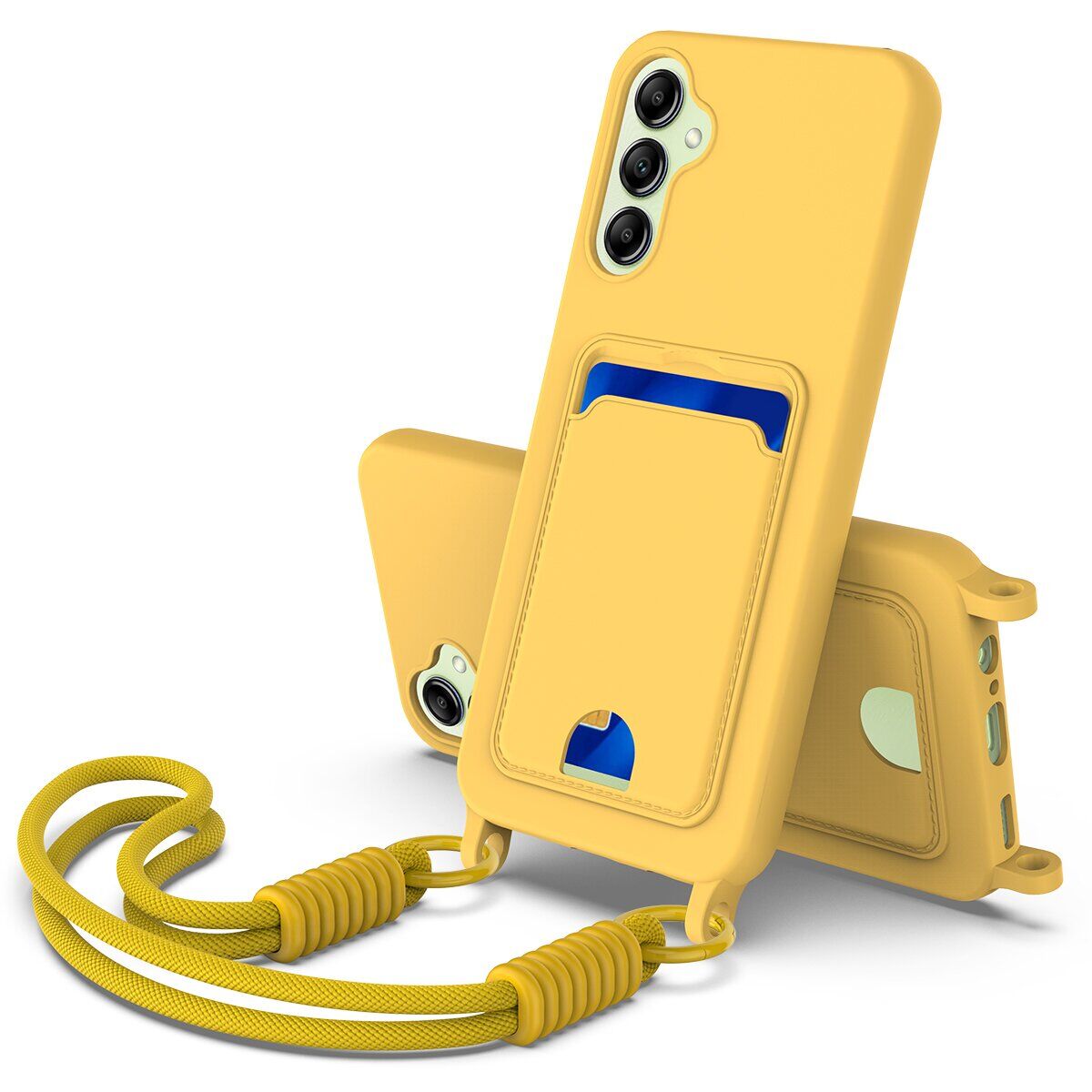 Чохол Reframe Silicone Holder для Samsung Galaxy A16 (A165) - Yellow